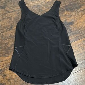 Lululemon Athletica V-Neck Black Tank Top